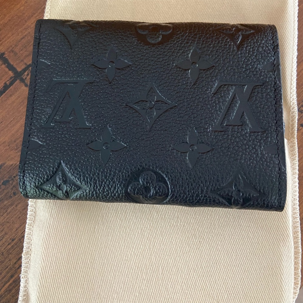 Louis Vuitton Victorine Black Embossed Monogram Wallet - Picture 8 of 16